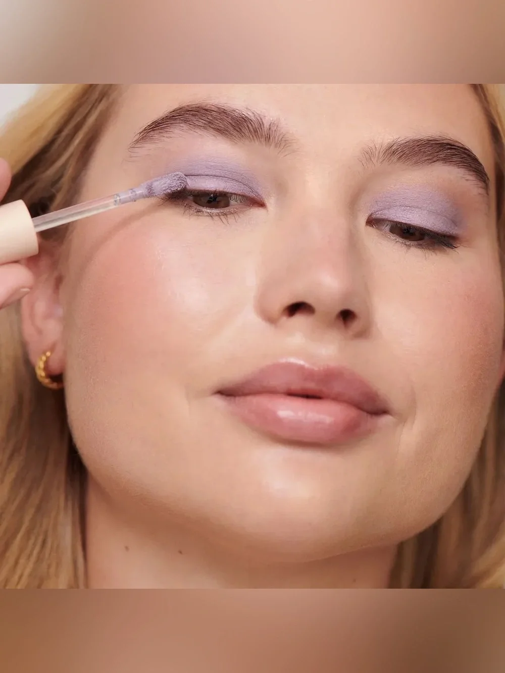 ILIA Aster Liquid Powder Matte Eye Tint- soft lavender, matte, brightening, cool